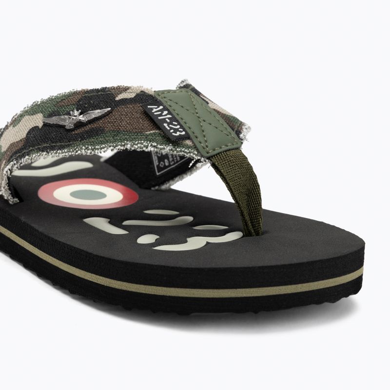 Japonki męskie Aeronautica Militare 251SC310CT3593 camouflage green 7