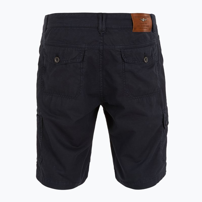 Spodenki męskie Aeronautica Militare 251BE259CT3526 blu navy washed 2