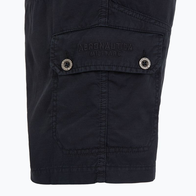 Spodenki męskie Aeronautica Militare 251BE259CT3526 blu navy washed 3