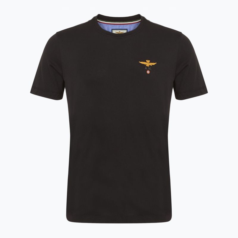 Koszulka męska Aeronautica Militare Essential jet black