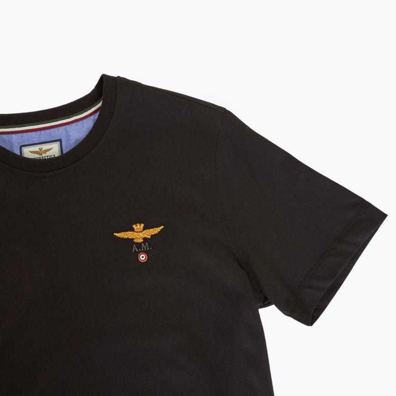 Koszulka męska Aeronautica Militare Essential jet black 3