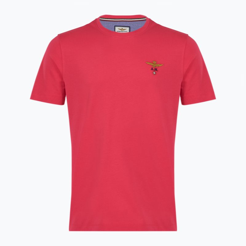 Koszulka męska Aeronautica Militare Essential magenta