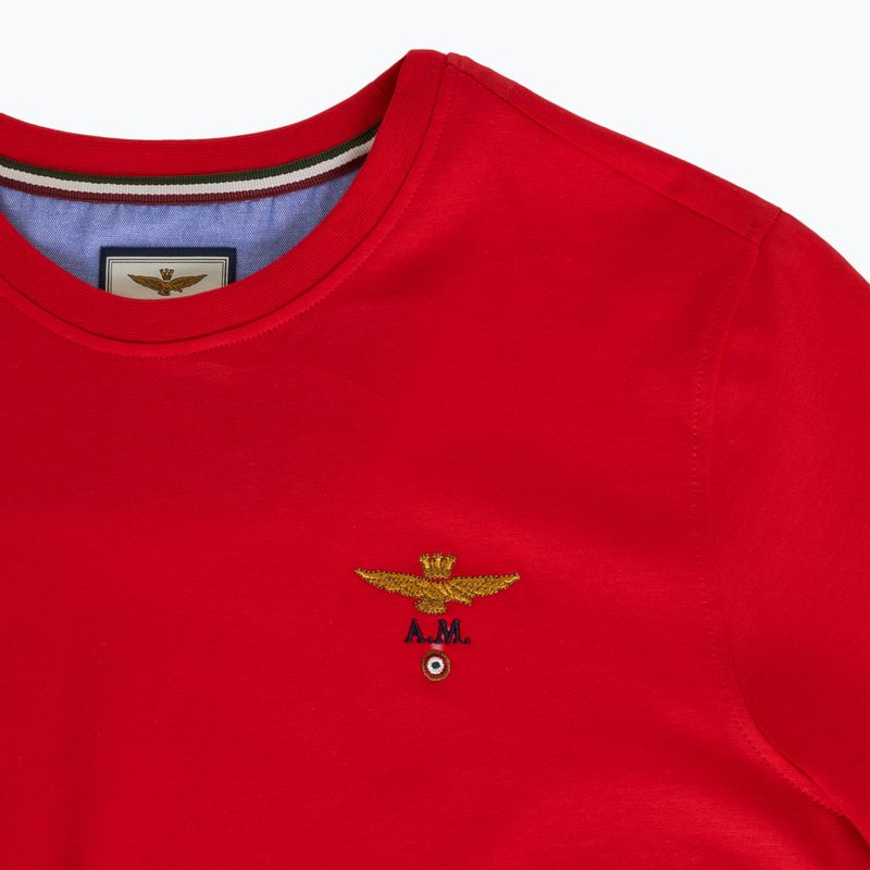 Koszulka męska Aeronautica Militare Essential tengo red 3