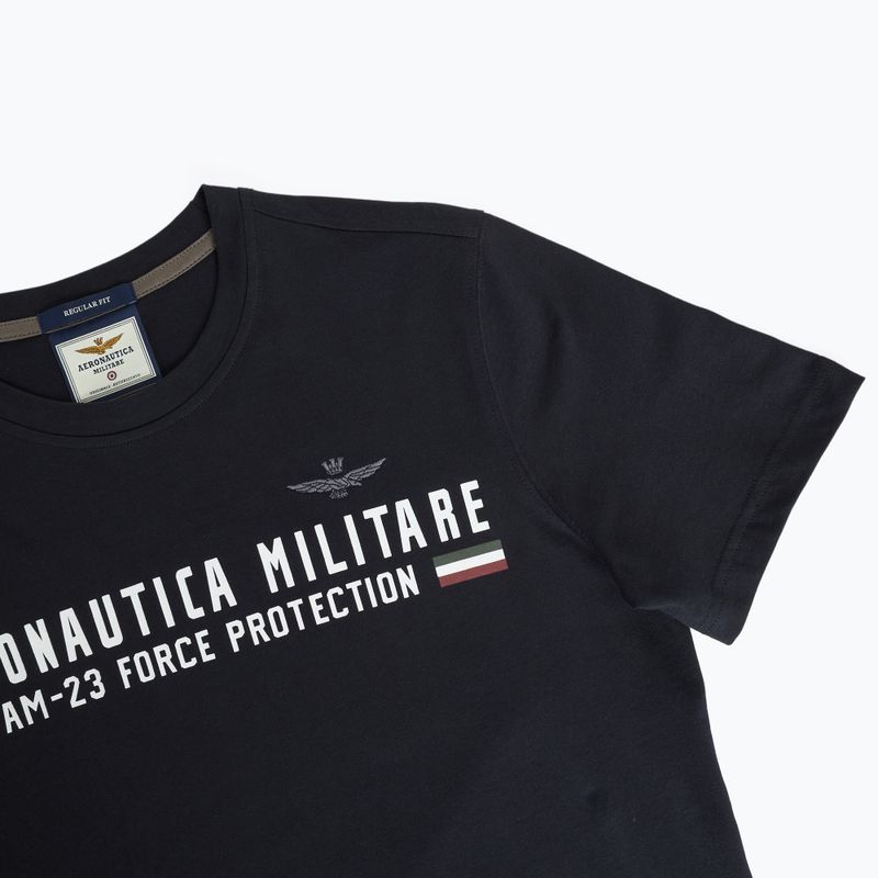 Koszulka męska Aeronautica Militare Heritage blu navy 3
