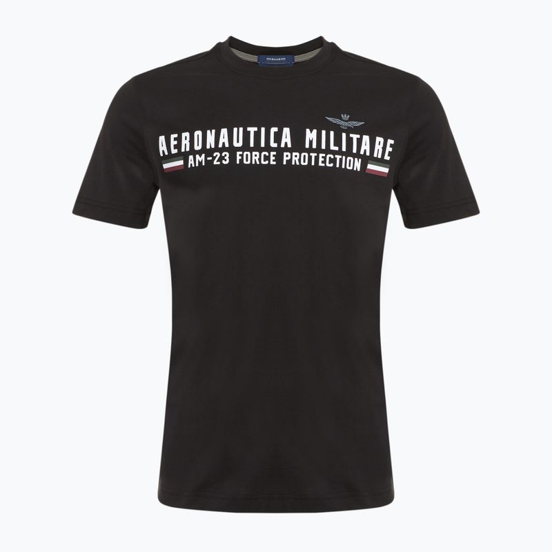 Koszulka męska Aeronautica Militare Heritage jet black