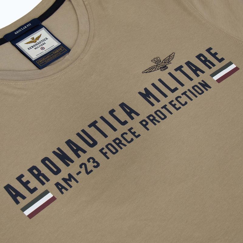 Koszulka męska Aeronautica Militare Heritage dune beige 3