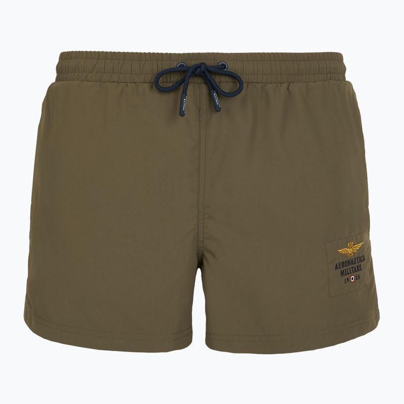 Szorty kąpielowe męskie Aeronautica Militare 251BW223CT2967 military olive