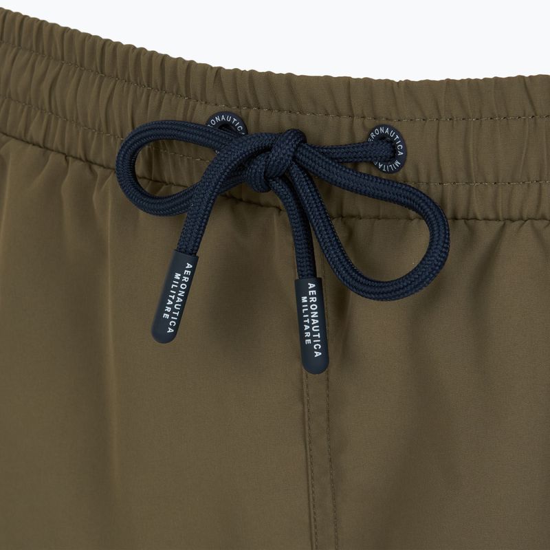 Szorty kąpielowe męskie Aeronautica Militare 251BW223CT2967 military olive 4