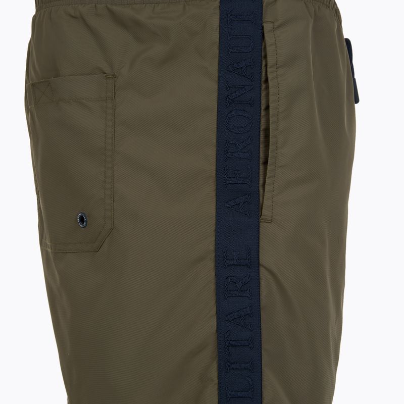 Szorty kąpielowe męskie Aeronautica Militare 251BW225CT3539 millitary olive 4