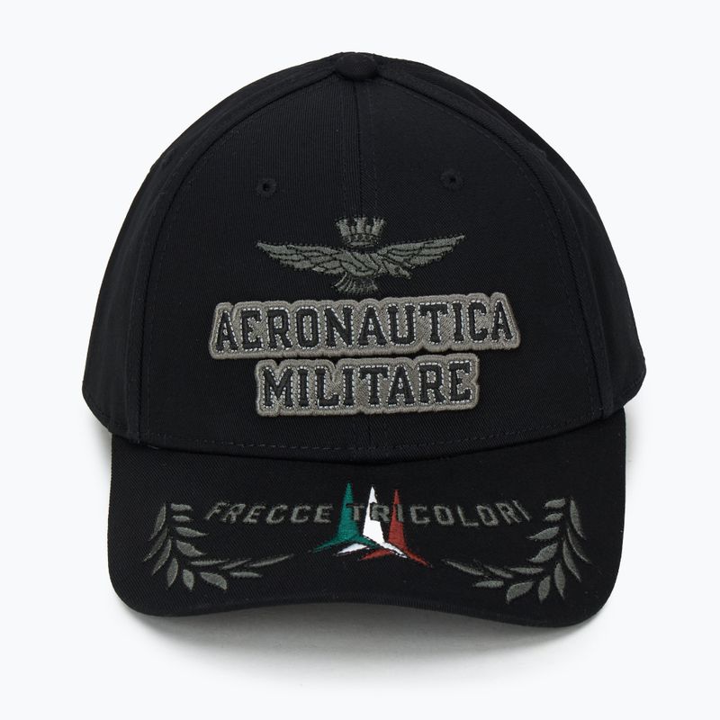 Czapka z daszkiem męska Aeronautica Militare 251HA1104CT2261 jet black 2