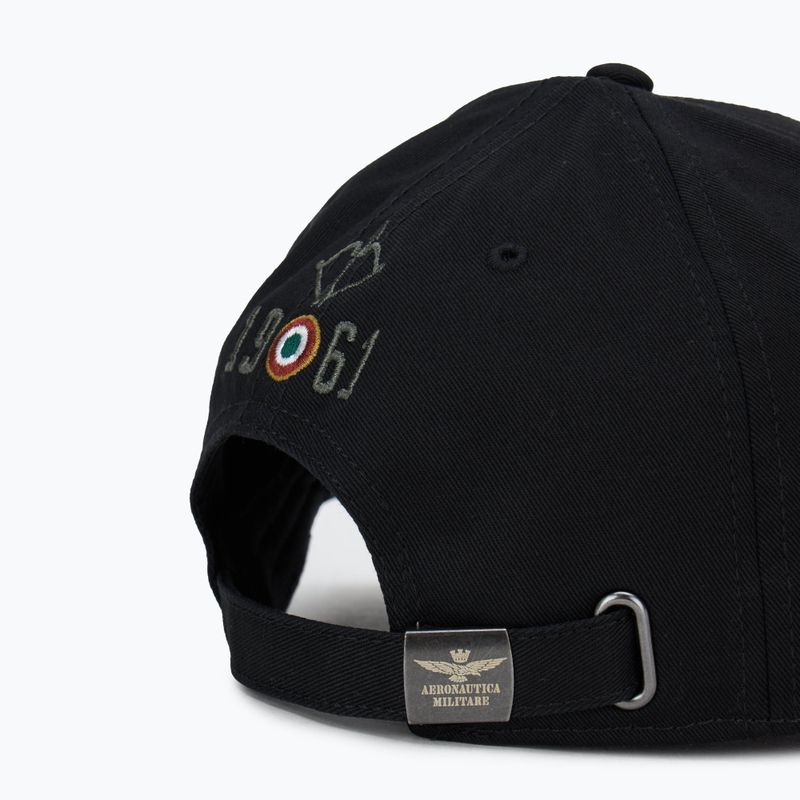 Czapka z daszkiem męska Aeronautica Militare 251HA1104CT2261 jet black 4