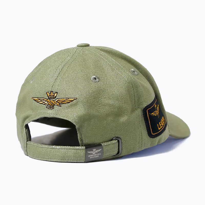 Czapka z daszkiem męska Aeronautica Militare 251HA1150CT3043 olive green 2