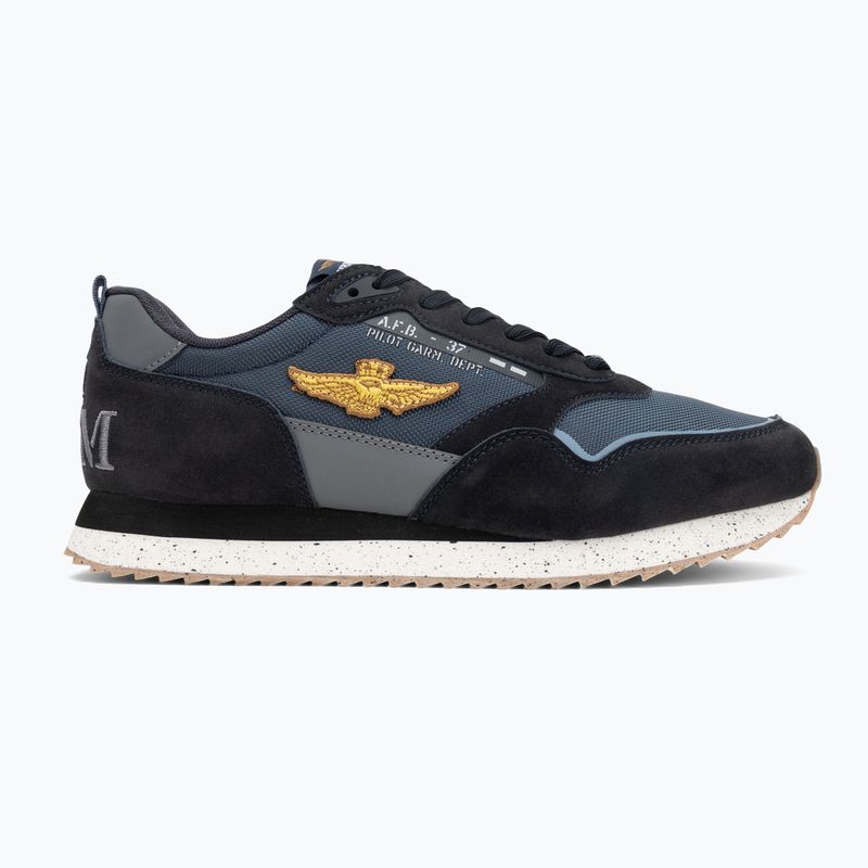 Buty męskie Aeronautica Militare 252SC0288UCT03545 blu navy 2
