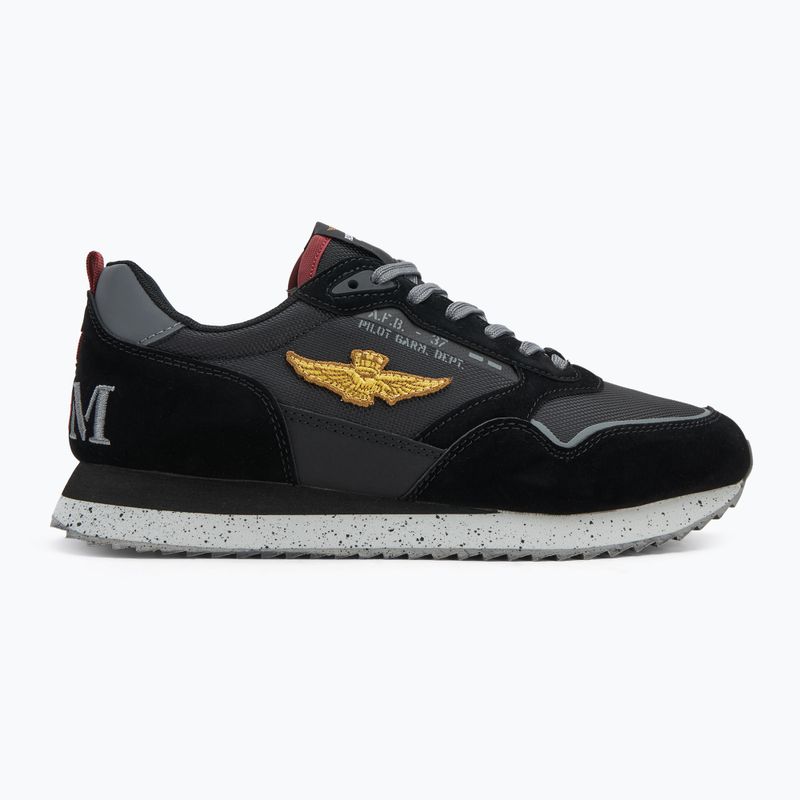 Buty męskie Aeronautica Militare 252SC0288UCT03545 jet black 2