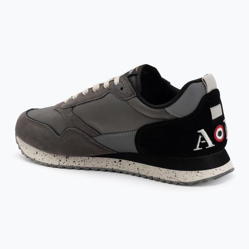 Buty męskie Aeronautica Militare 252SC0288UCT03545 grigio scuro 3