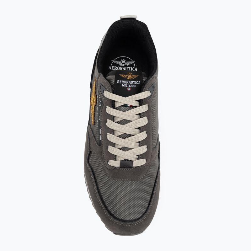 Buty męskie Aeronautica Militare 252SC0288UCT03545 grigio scuro 5