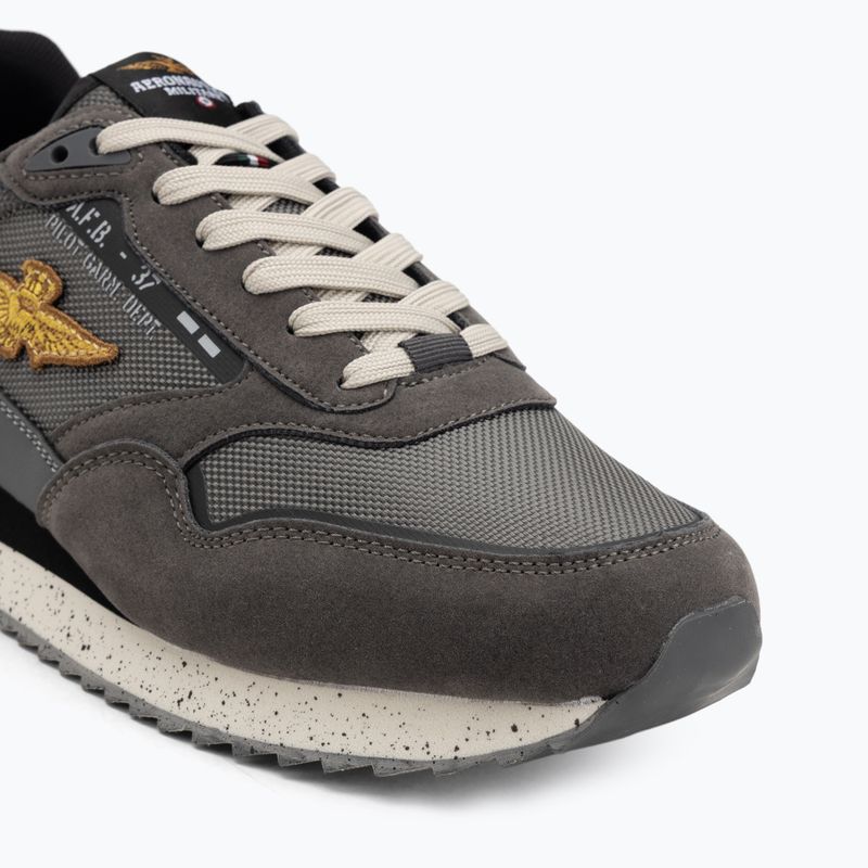 Buty męskie Aeronautica Militare 252SC0288UCT03545 grigio scuro 7