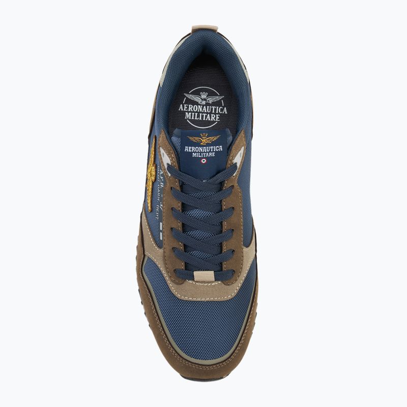 Buty męskie Aeronautica Militare 252SC0288UCT03545 blu navy/brown 5