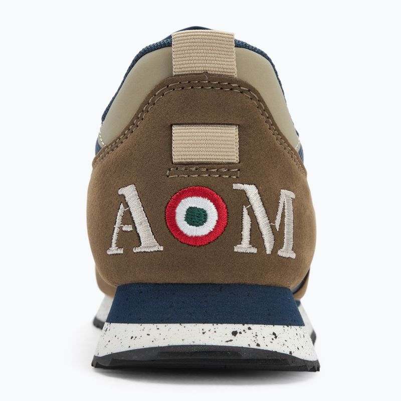 Buty męskie Aeronautica Militare 252SC0288UCT03545 blu navy/brown 6