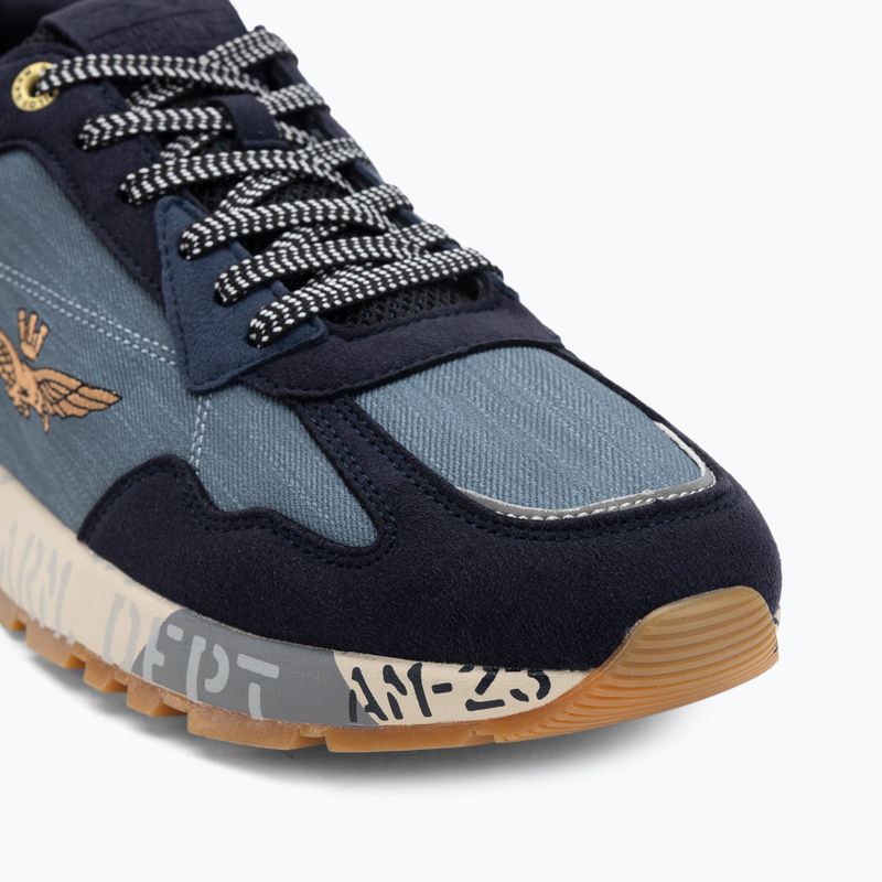 Buty męskie Aeronautica Militare 252SC0276UCT03380 multicolor jeans/marrone 7
