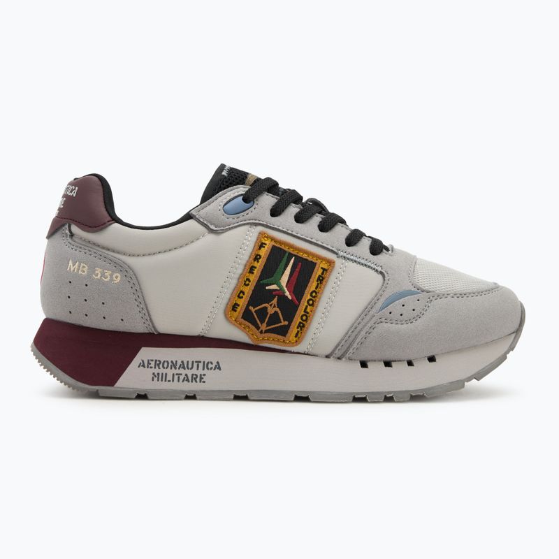 Buty męskie Aeronautica Militare 252SC0292UCT03331 grigio chiaro 2