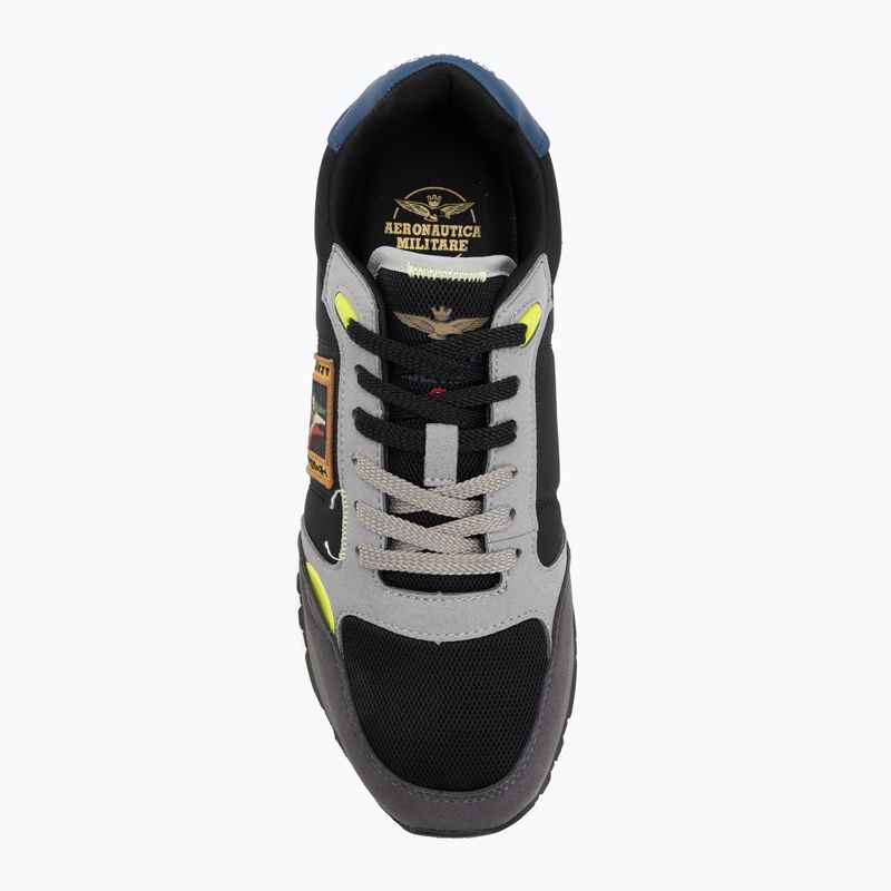 Buty męskie Aeronautica Militare 252SC0292UCT03331 black/grey 5