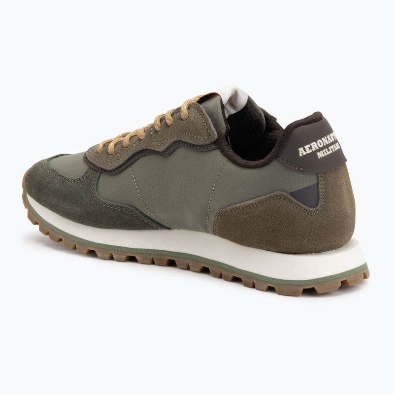 Buty męskie Aeronautica Militare 252SC0320UPL00313 verde militare 3