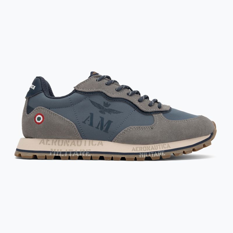 Buty męskie Aeronautica Militare 252SC0320UPL00313 avio/grigio 2