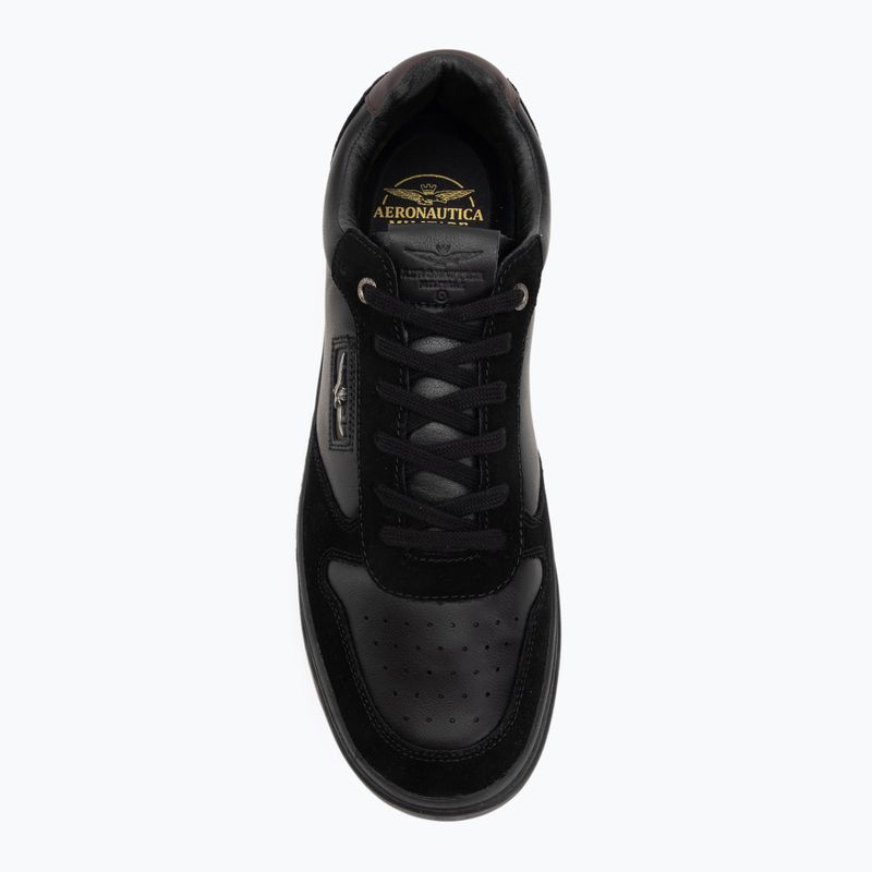 Buty męskie Aeronautica Militare 252SC0235UPL00244 jet black 6