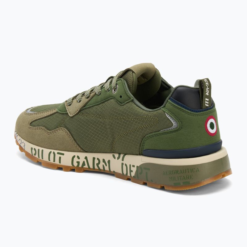 Buty męskie Aeronautica Militare 252SC0276UCT04249 verde militare 3