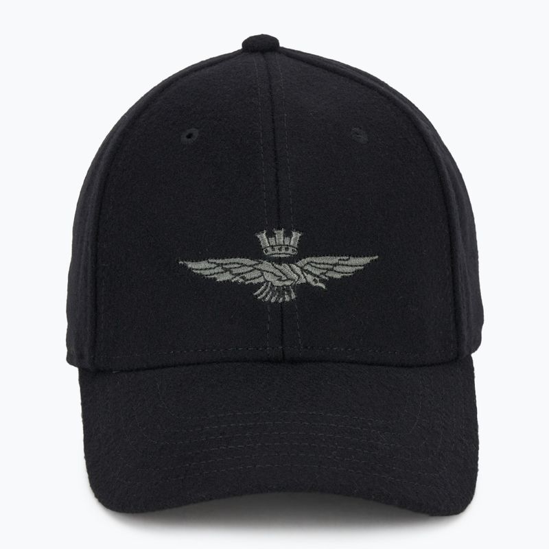 Czapka z daszkiem męska Aeronautica Militare 252HA1085UCT02333 jet black 2