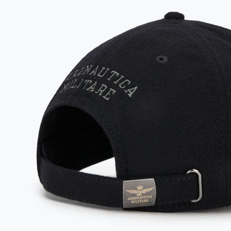 Czapka z daszkiem męska Aeronautica Militare 252HA1085UCT02333 jet black 4