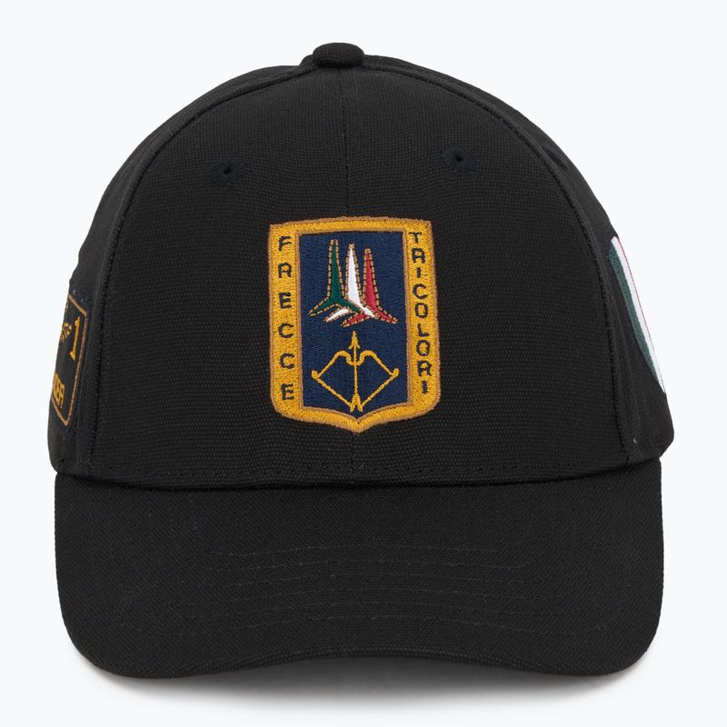 Czapka z daszkiem męska Aeronautica Militare 252HA1150UCT03043 jet black 2