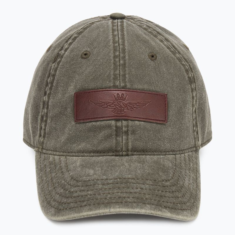 Czapka z daszkiem męska Aeronautica Militare 252HA1133UCT02476 verde militare 2