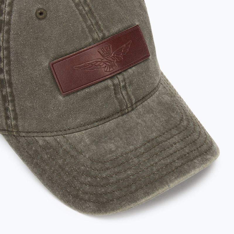 Czapka z daszkiem męska Aeronautica Militare 252HA1133UCT02476 verde militare 3