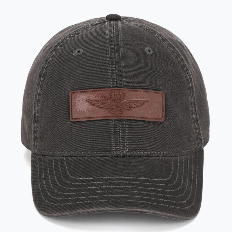 Czapka z daszkie męska Aeronautica Militare 252HA1133UCT02476 jet black 2