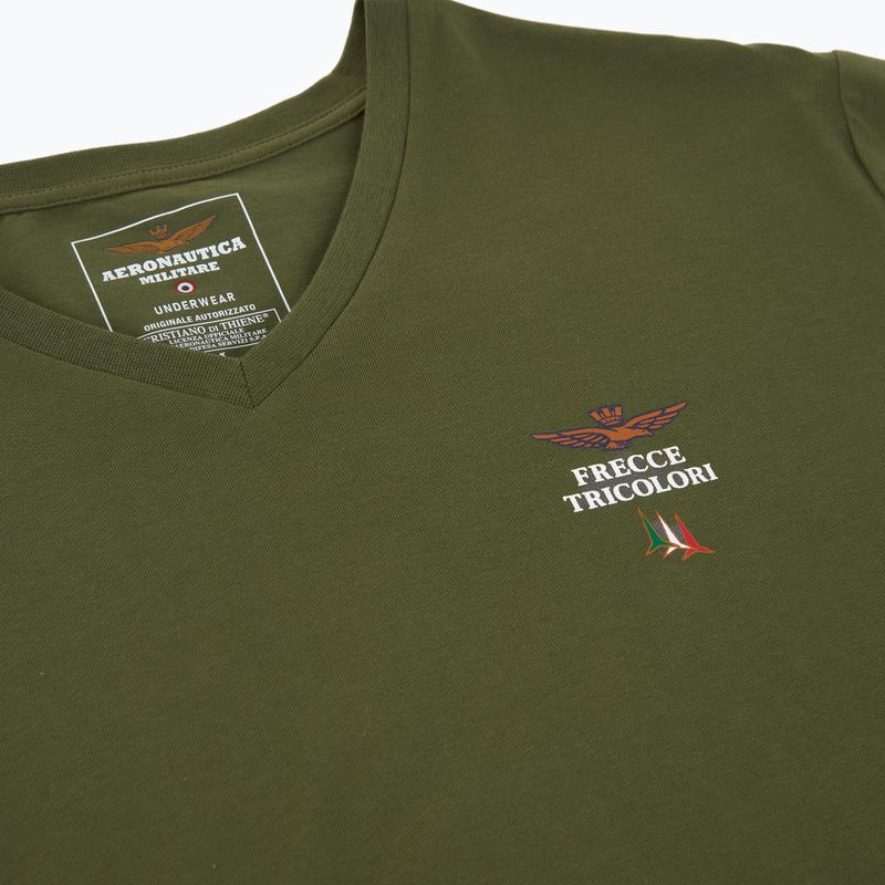 Koszulka męska Aeronautica Militare AM1UTI006 V-Neck military 3