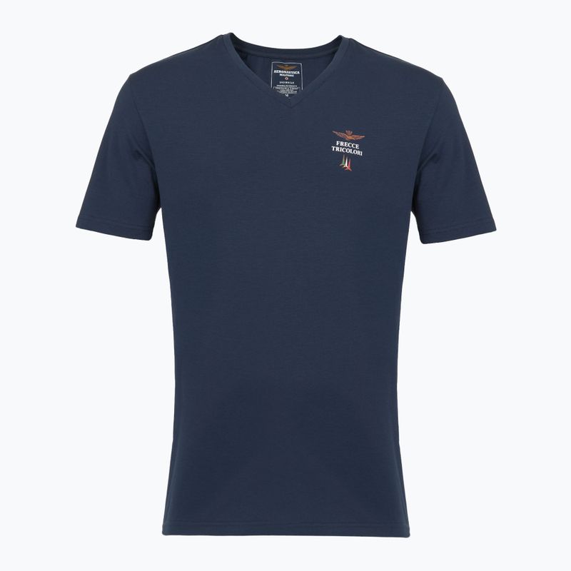 Koszulka męska Aeronautica Militare AM1UTI006 V-Neck blue