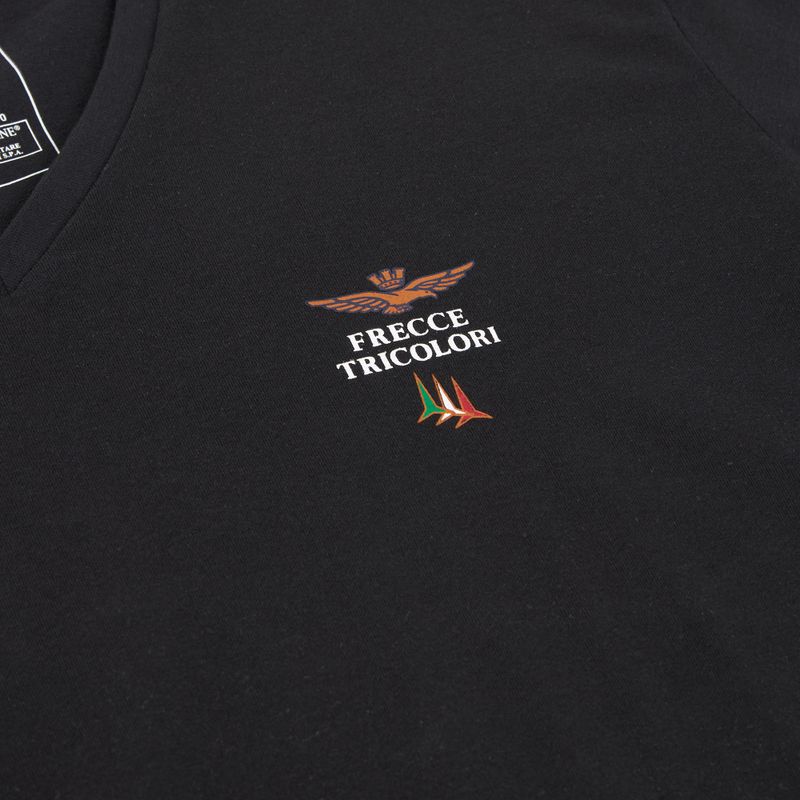 Koszulka męska Aeronautica Militare AM1UTI006 V-Neck black 3