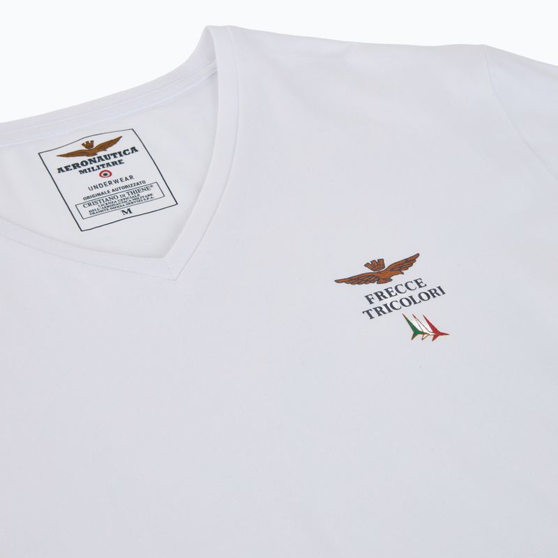 Koszulka męska Aeronautica Militare AM1UTI006 V-Neck white 3