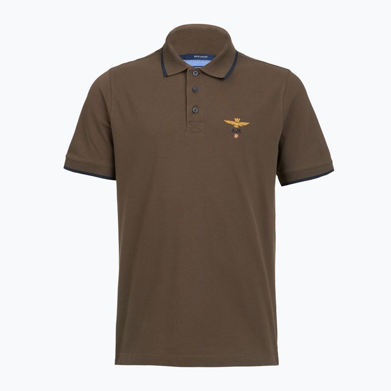 Koszulka Aeronautica Militare PO1308UP00082 Polo chestnut brown