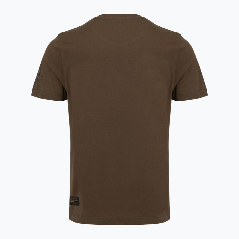 Koszulka męska Aeronautica Militare TS2535UJ00641 chestnut brown 2