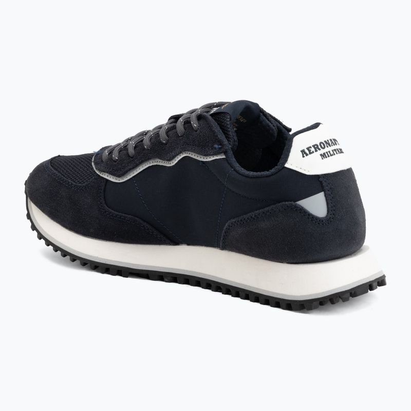 Buty męskie Aeronautica Militare SC0320UPL00313 blu scuro 3