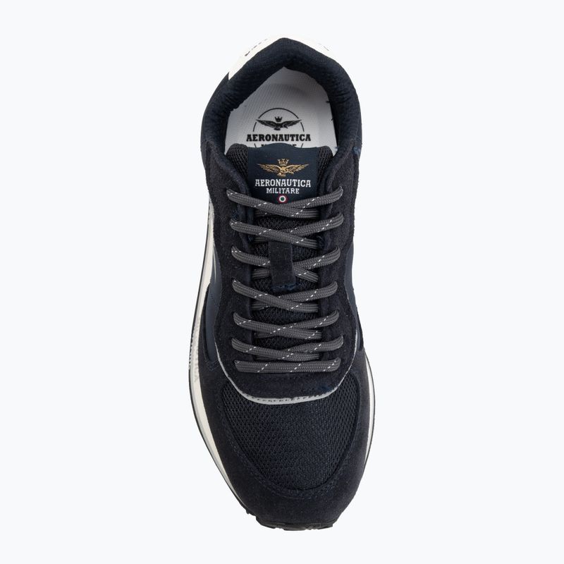 Buty męskie Aeronautica Militare SC0320UPL00313 blu scuro 5