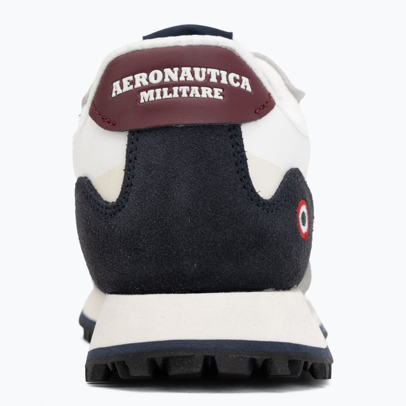 Buty męskie Aeronautica Militare SC0320UPL00313 off white/blu scuro 6