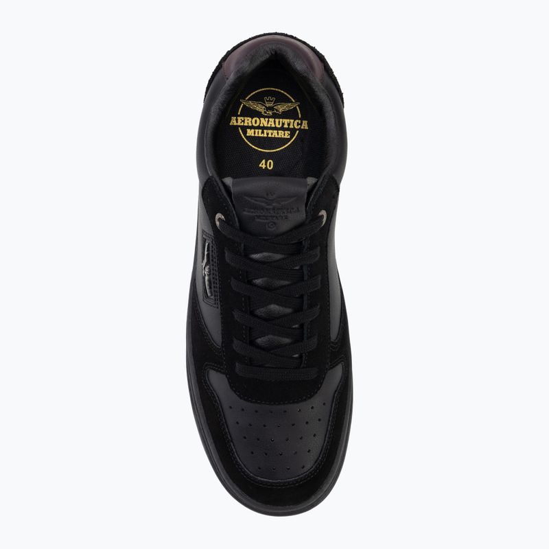 Buty męskie Aeronautica Militare SC0235UPL00244 jet black 5