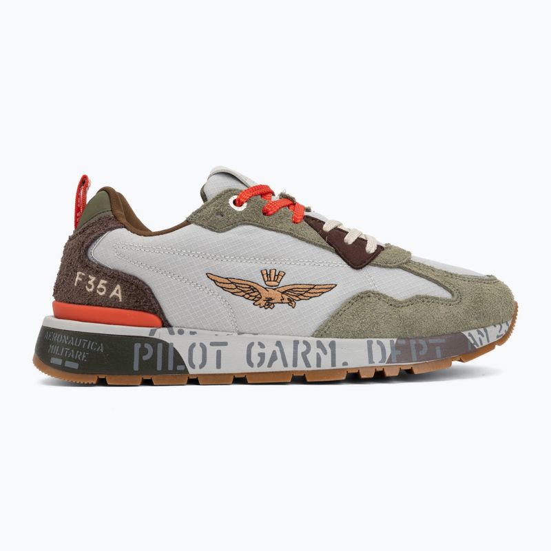 Buty męskie Aeronautica Militare SC0276UCT03546 salvia 2