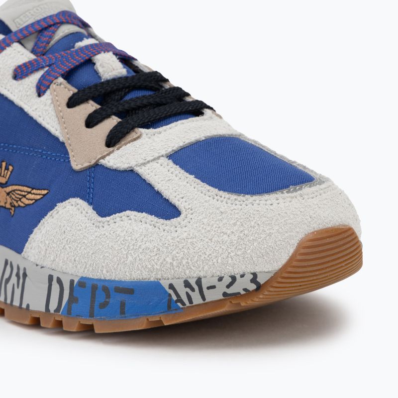 Buty męskie Aeronautica Militare SC0276UCT03546 blu elettrico 7