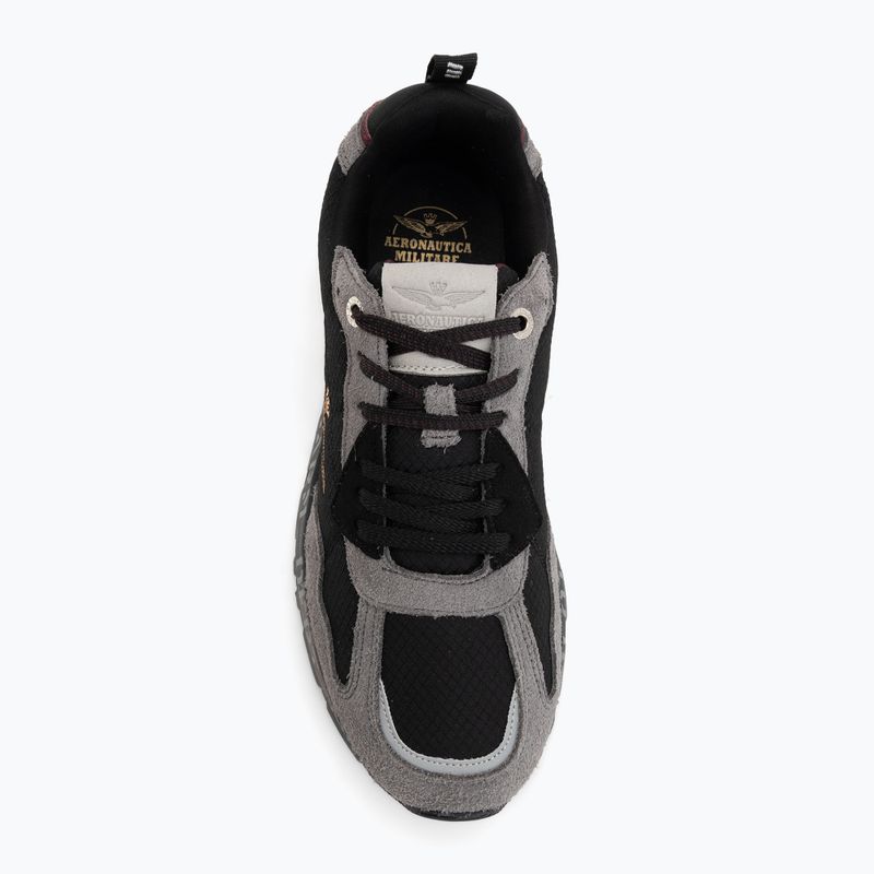 Buty męskie Aeronautica Militare SC0276UCT03546 jet black 5