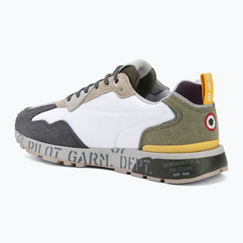 Buty męskie Aeronautica Militare SC0276UCT03546 off white/verde/marrone/grigio 3